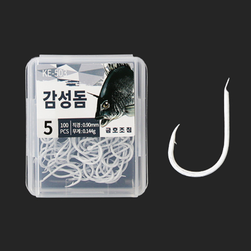 금호 덕용 감성돔 바늘 화이트 치누 KE-503 - 상품 이미지