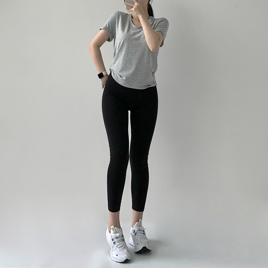 [무료배송]코튼레깅스 면레깅스 필라테스 요가 운동복 레깅스 임부복 임산부 운동 순면 밴딩 트레이닝 상세 이미지 93