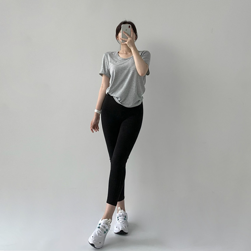 [무료배송]코튼레깅스 면레깅스 필라테스 요가 운동복 레깅스 임부복 임산부 운동 순면 밴딩 트레이닝 상세 이미지 95