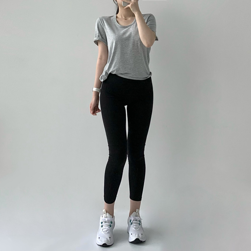 [무료배송]코튼레깅스 면레깅스 필라테스 요가 운동복 레깅스 임부복 임산부 운동 순면 밴딩 트레이닝 상세 이미지 94