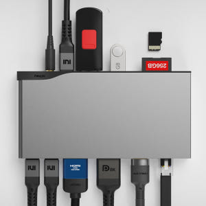 USB C타입 12in1 멀티허브 독 MH610 개봉기 | 실사용 후기 - 상품 이미지 2