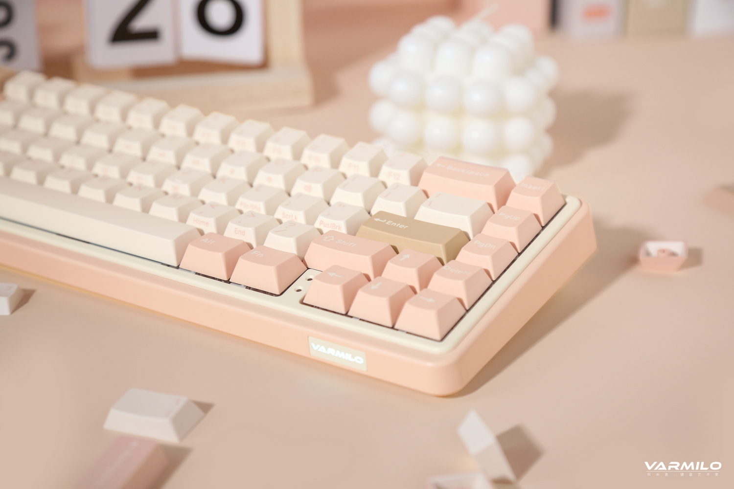 VARMILO MINILO 65 블루투스 기계식 키보드 맨도사, 아이리스축 - 상세 이미지 3