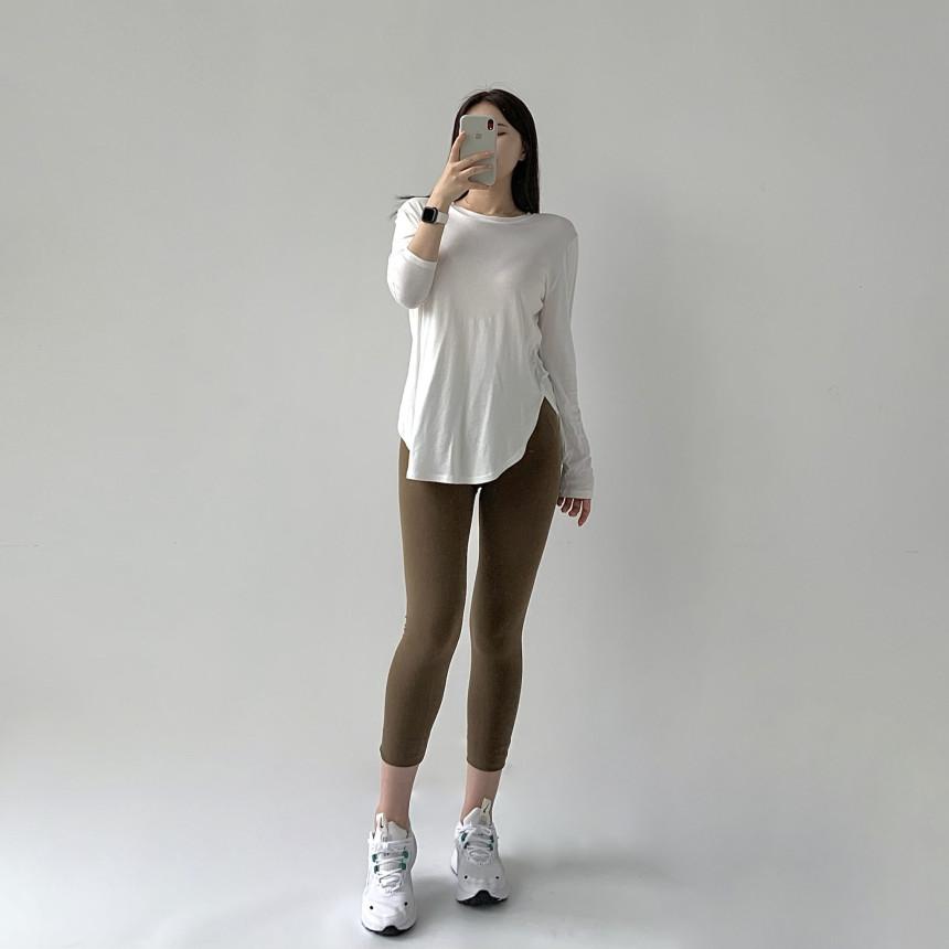 [무료배송]코튼레깅스 면레깅스 필라테스 요가 운동복 레깅스 임부복 임산부 운동 순면 밴딩 트레이닝 상세 이미지 72