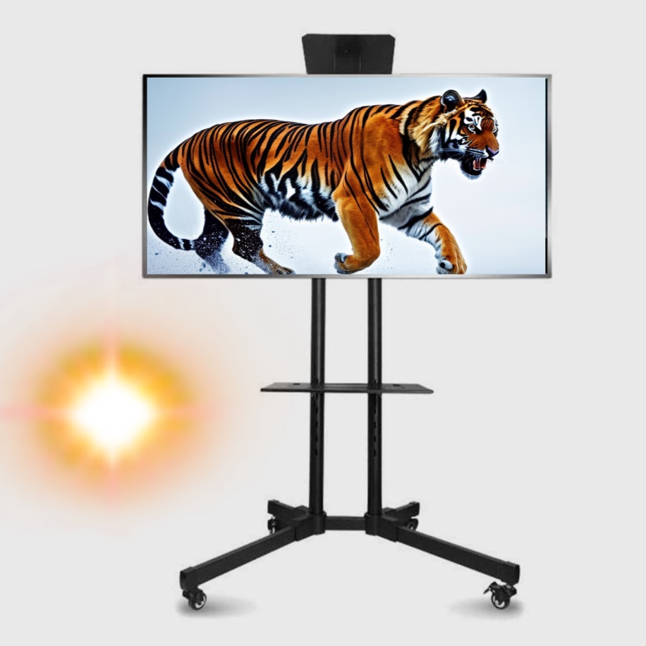 이동식 모니터 스탠드 벽걸이 대형 티비 거치대 이동형 tv 거치대