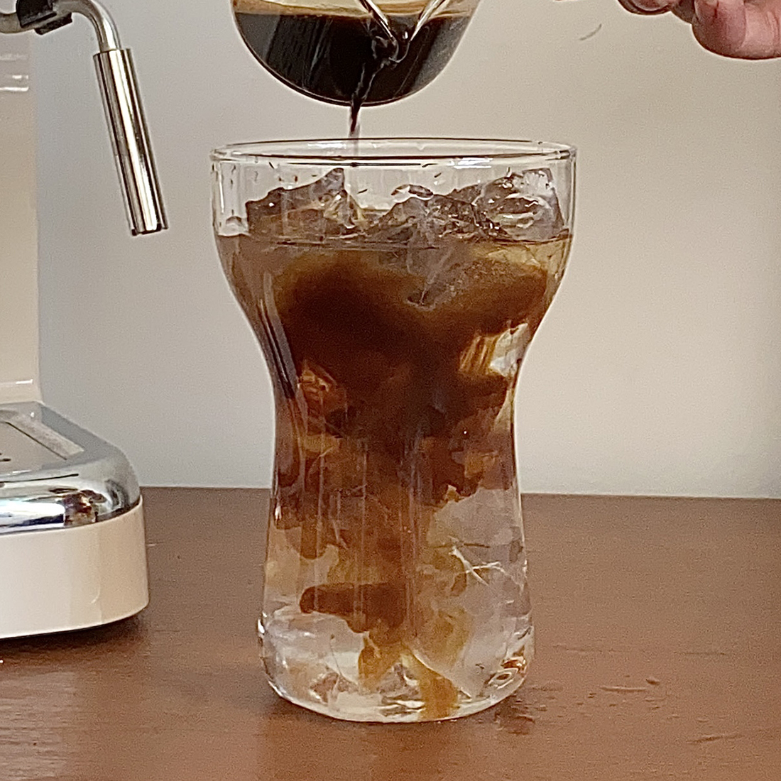 볼륨 플랫화이트잔 아인슈페너 아이스 아메리카노 잔 냉커피 라떼 컵 400ml