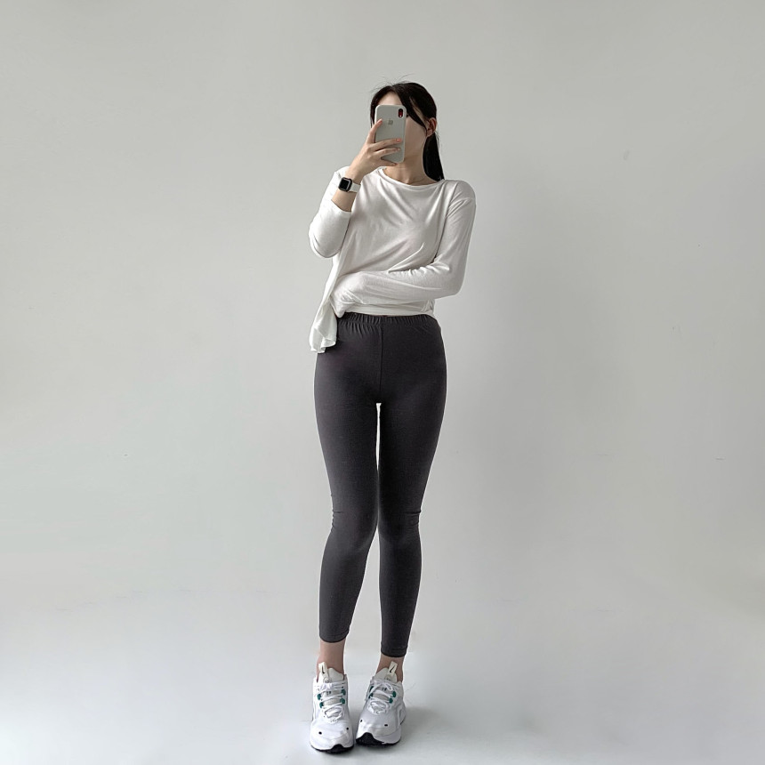 [무료배송]코튼레깅스 면레깅스 필라테스 요가 운동복 레깅스 임부복 임산부 운동 순면 밴딩 트레이닝 상세 이미지 88