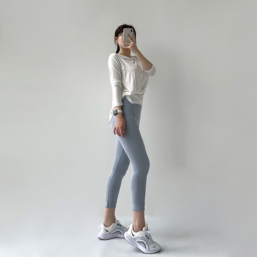 [무료배송]코튼레깅스 면레깅스 필라테스 요가 운동복 레깅스 임부복 임산부 운동 순면 밴딩 트레이닝 상세 이미지 78