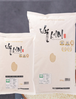 2023년 햅쌀 골든퀸3호 누룽지향 가득한 유기농 쌀 백세미 10kg 4kg