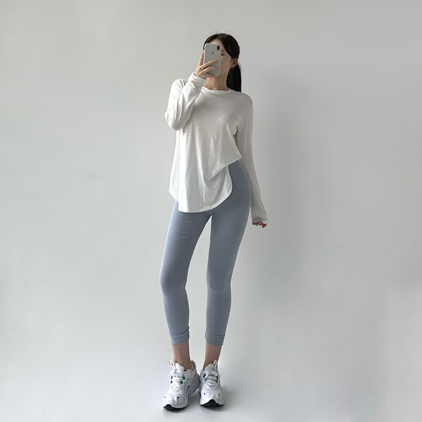 [무료배송]코튼레깅스 면레깅스 필라테스 요가 운동복 레깅스 임부복 임산부 운동 순면 밴딩 트레이닝 상세 이미지 73