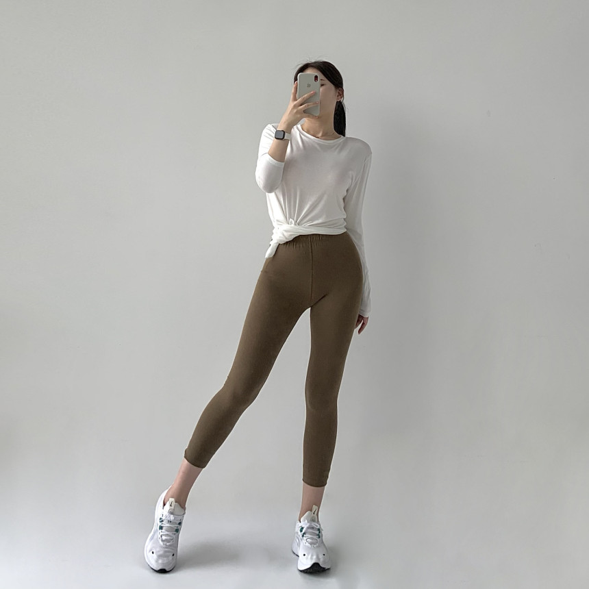 [무료배송]코튼레깅스 면레깅스 필라테스 요가 운동복 레깅스 임부복 임산부 운동 순면 밴딩 트레이닝 상세 이미지 68