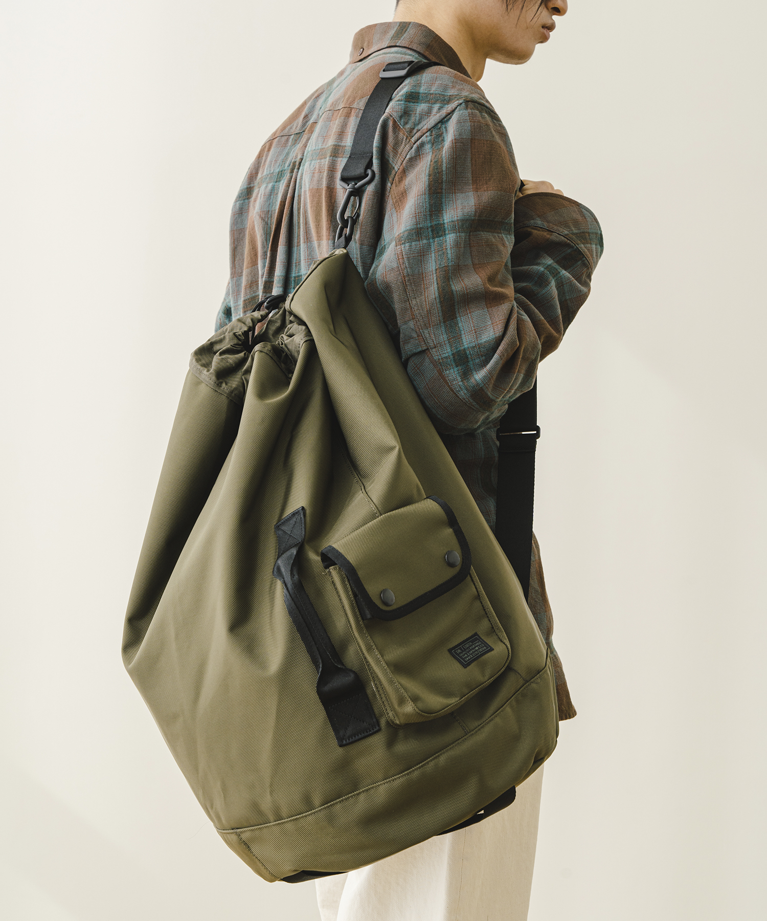 디얼스 발리스틱 코듀라 슬링백 CORDURA String Sling Bag - OLIVE 이미지 7