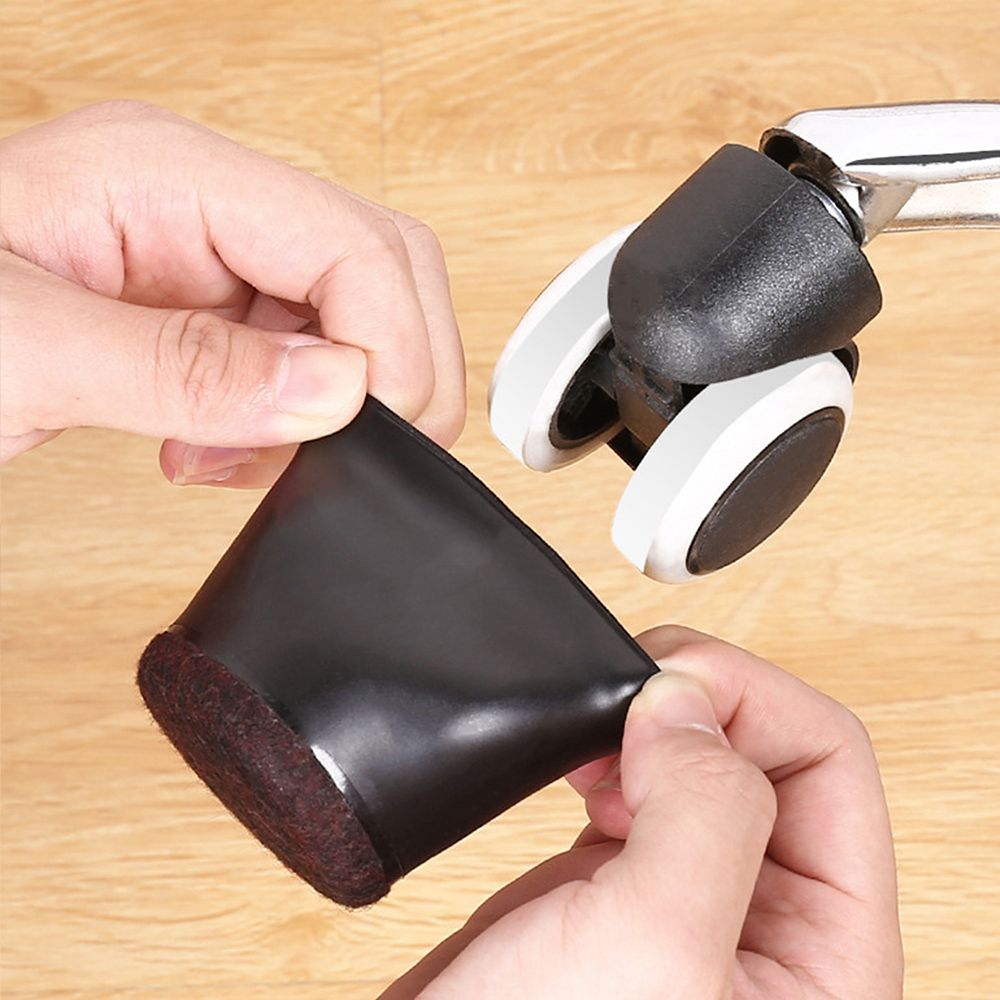 바닥보호 바퀴고정 의자다리커버 5개세트 소음방지 테니스공 식탁의자 커버 제품 이미지