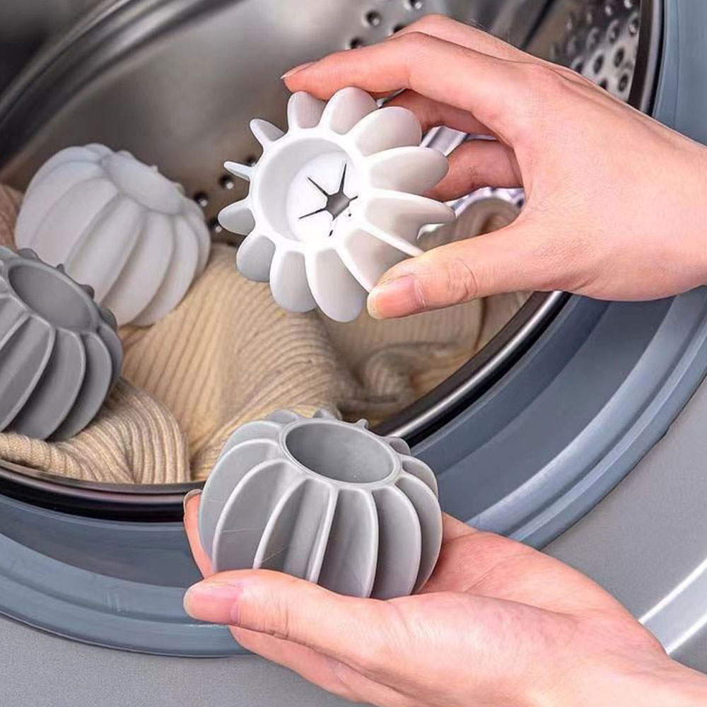 [단독] 1+1 엉킴방지 세탁볼 4P 드럼 세탁기 먼지제거 건조기볼 제품 이미지