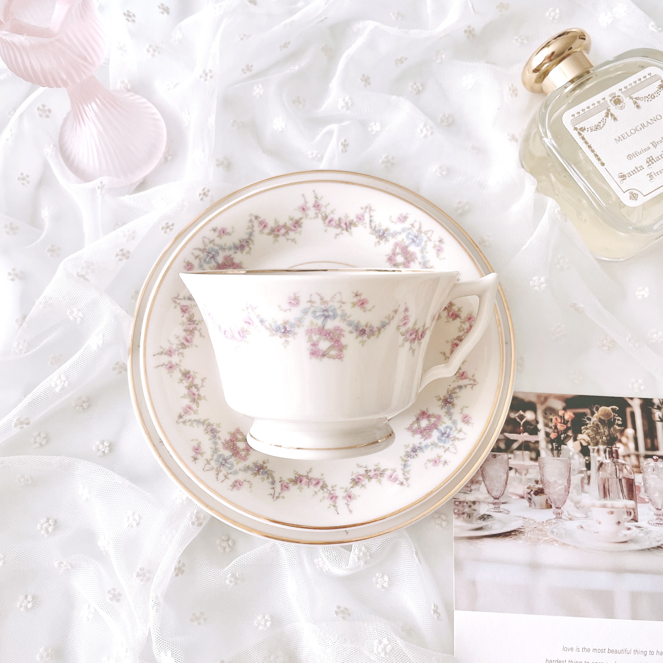 시라쿠스 아르카디아 빈티지 커피잔 찻잔 세트 홈카페 명품 선물용 홍차잔