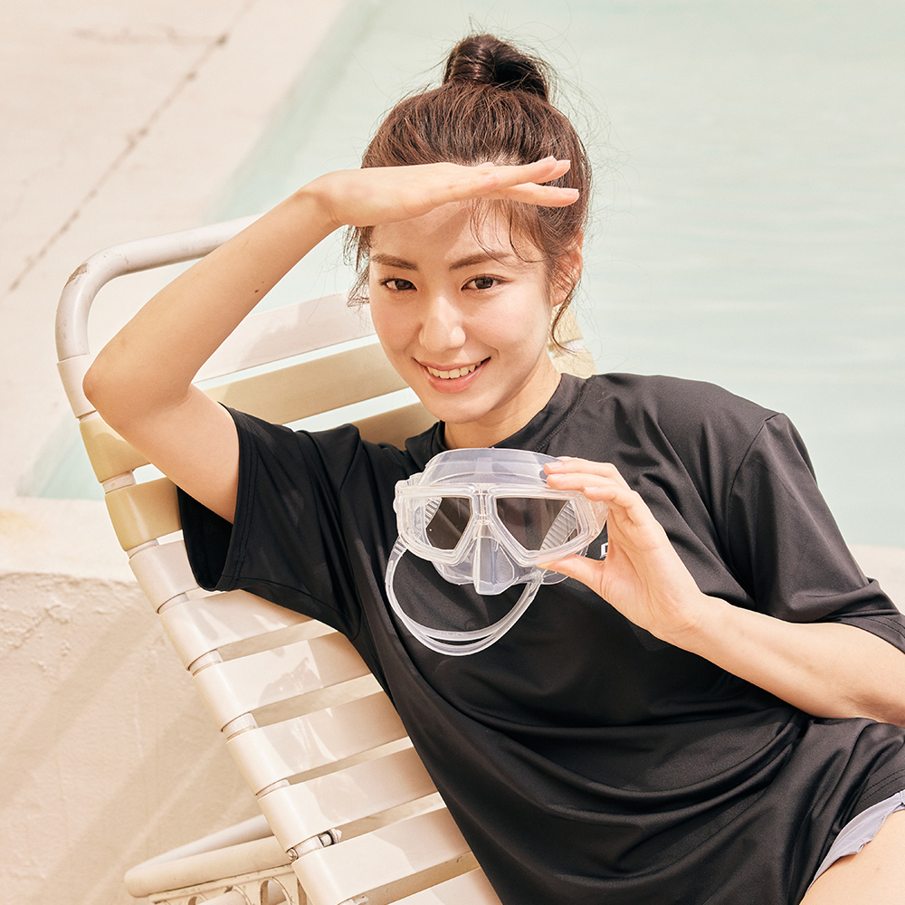 이츠라이프 프리다이빙 마스크 스노클링 수영 장비 접는 스노클 세트 물안경 성인 스노우쿨링 이미지 8