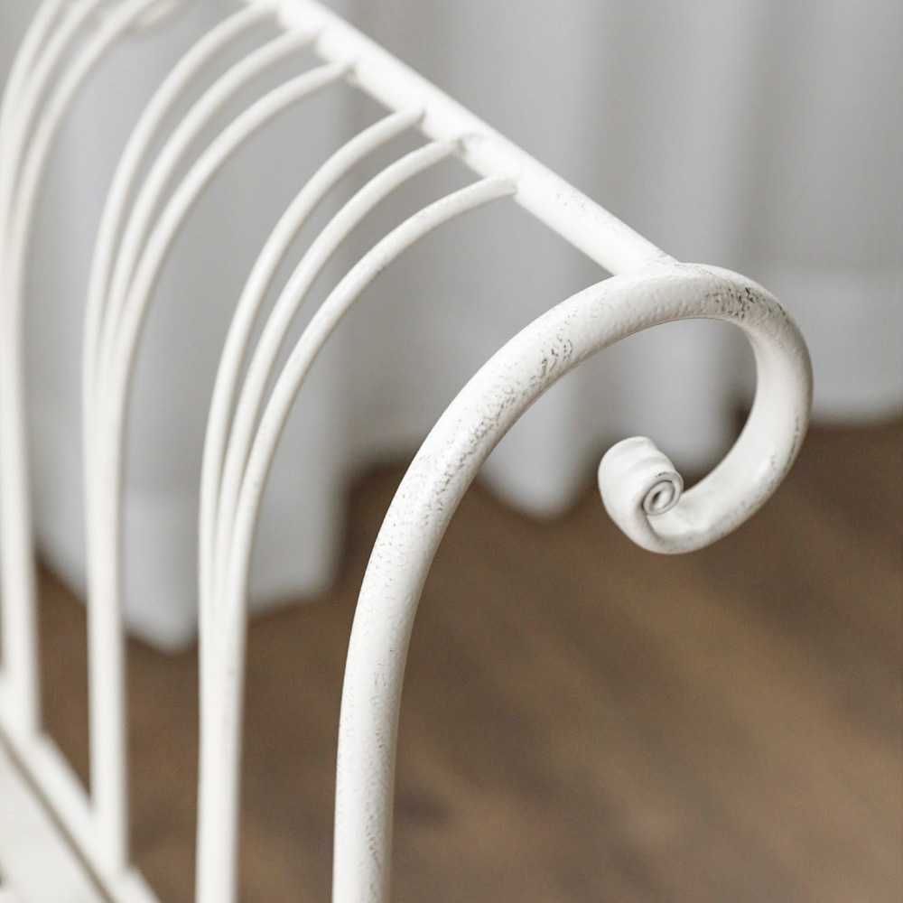 프렌치 블랑 빈티지 화이트 인테리어 정원 카페 주물 공원 철제 야외용 야외 벤치 의자