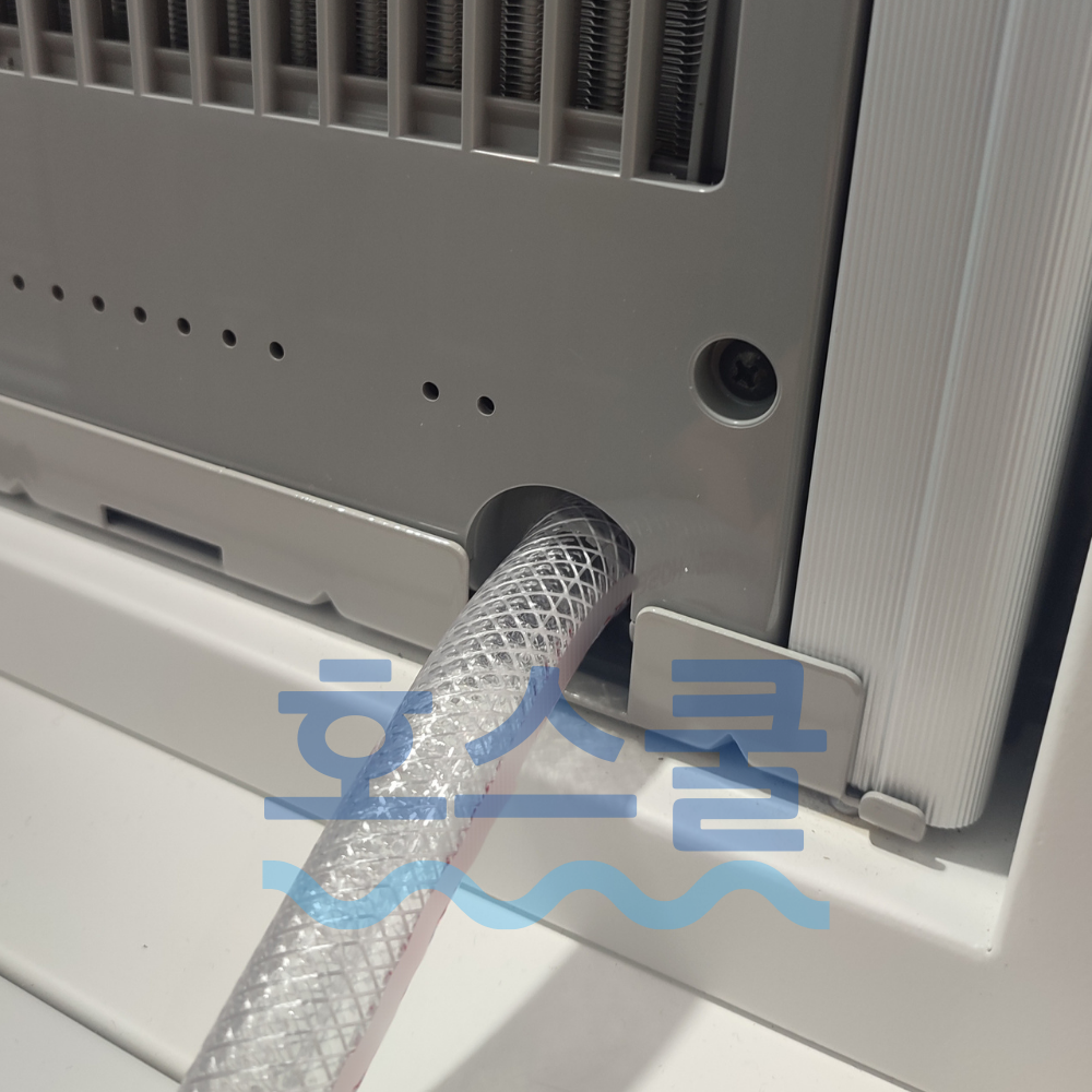 호스쿨 쿠쿠 창문형에어컨 호스 CA-AWD0610W 배수 연장 연속 드레인 호수 호환 이미지 2