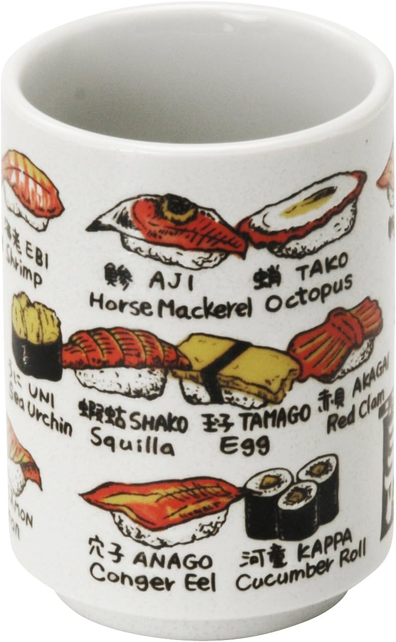 슈가랜드 일본 티컵 머그 찻잔 물컵 280ml 스시(50342) - 상세 이미지 3