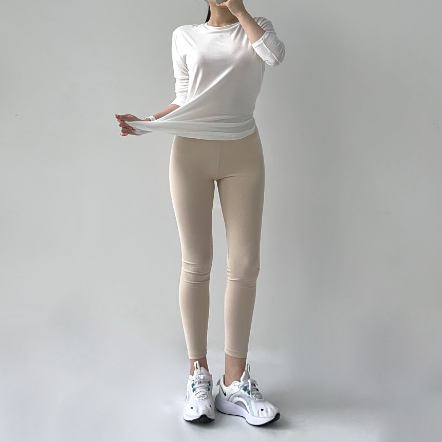 [무료배송]코튼레깅스 면레깅스 필라테스 요가 운동복 레깅스 임부복 임산부 운동 순면 밴딩 트레이닝 상세 이미지 47
