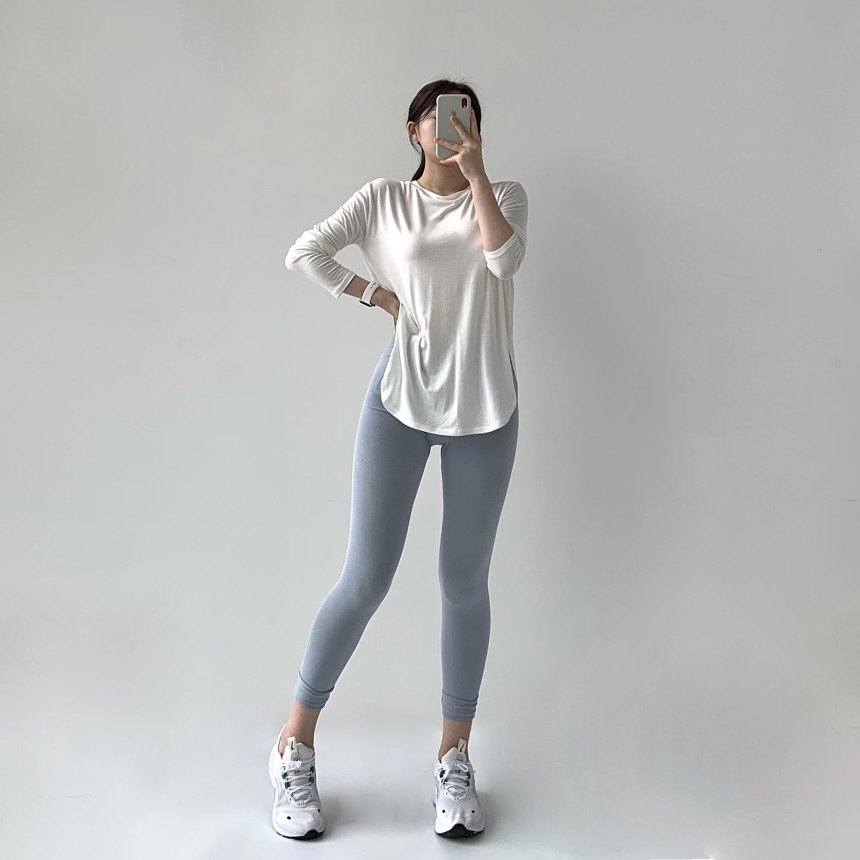 [무료배송]코튼레깅스 면레깅스 필라테스 요가 운동복 레깅스 임부복 임산부 운동 순면 밴딩 트레이닝 상세 이미지 75