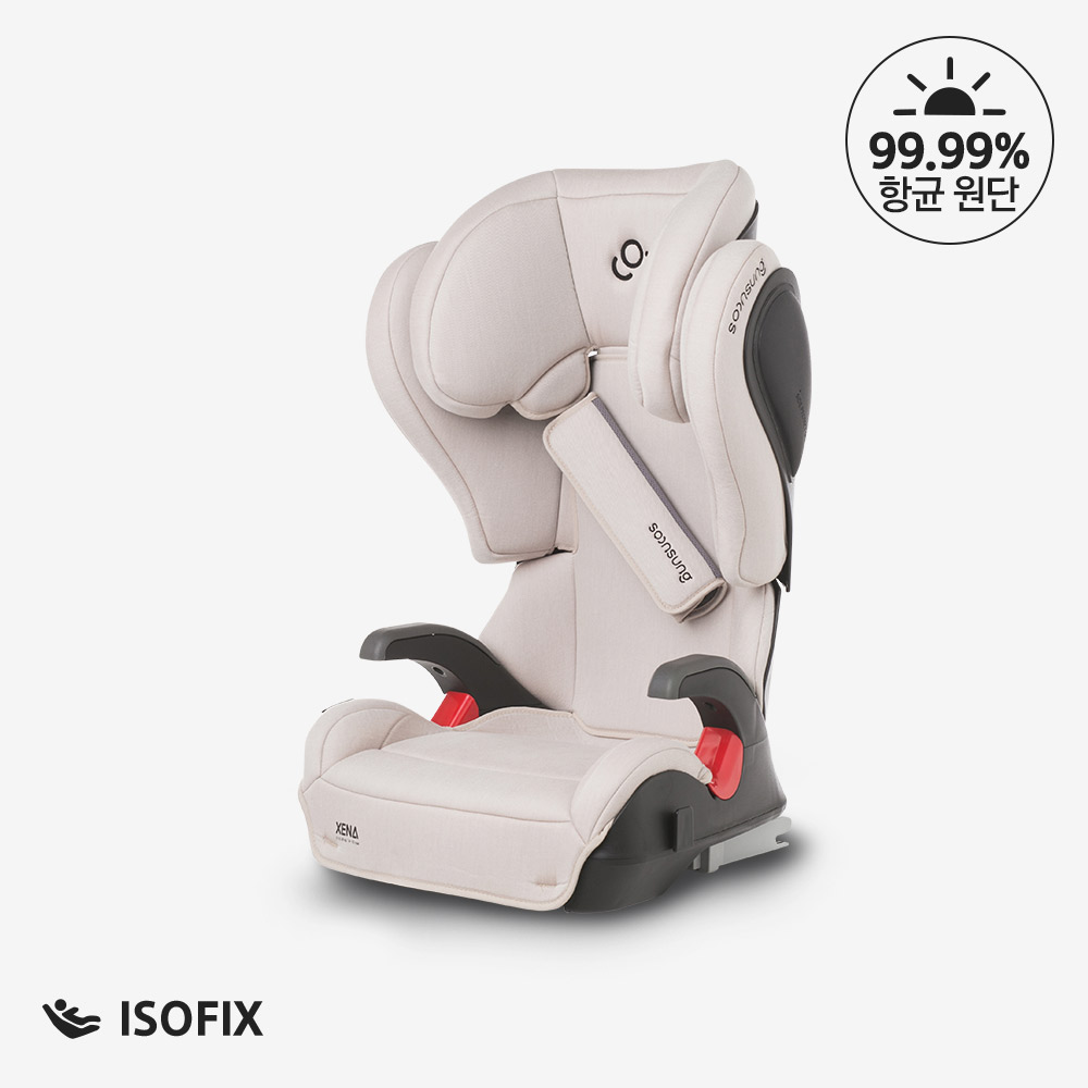 순성 제나주니어 플러스 카시트 (ISOFIX) 색상선택 / 컵홀더+킥매트 - 상세 이미지 2