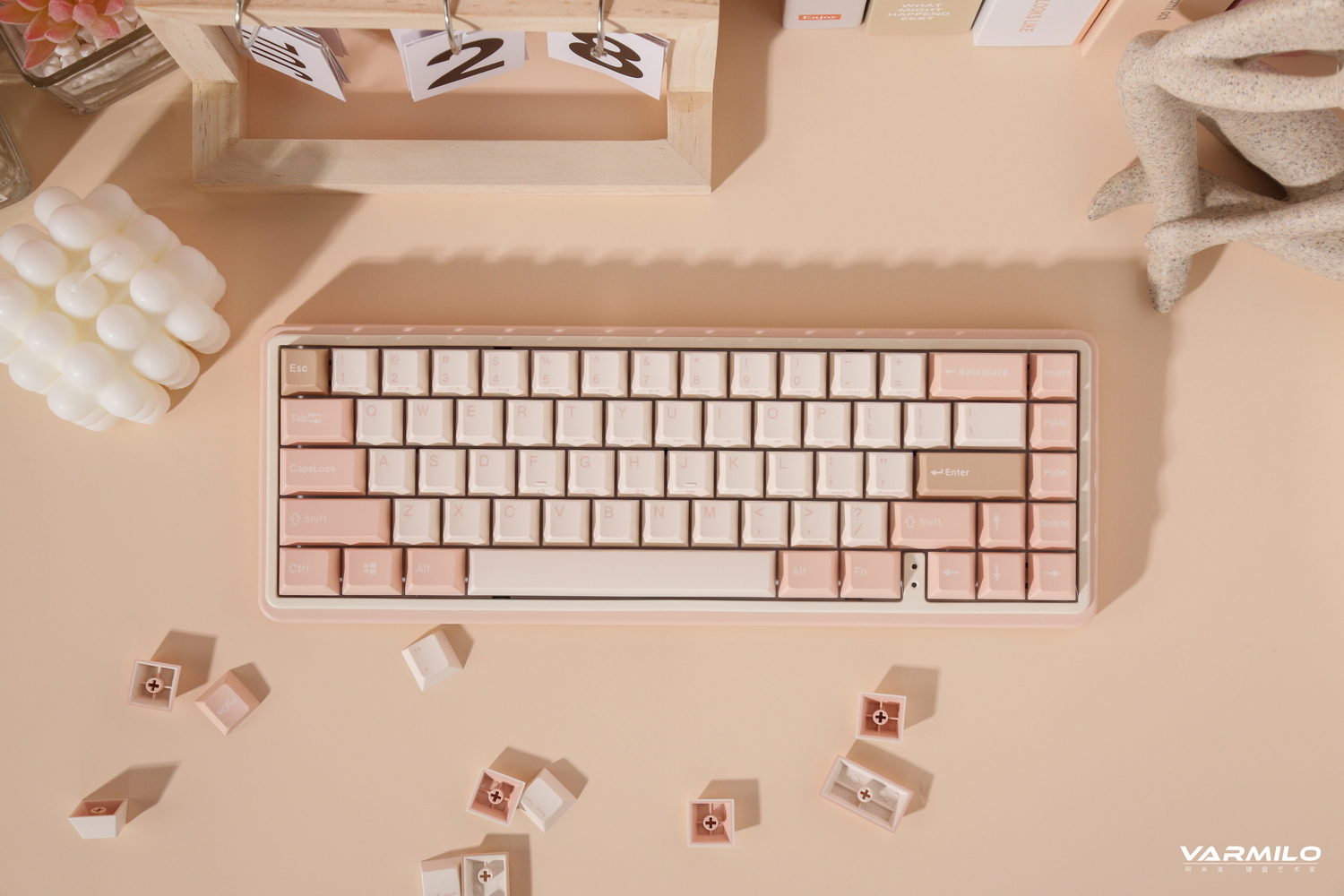 VARMILO MINILO 65 블루투스 기계식 키보드 맨도사, 아이리스축 - 상세 이미지 2
