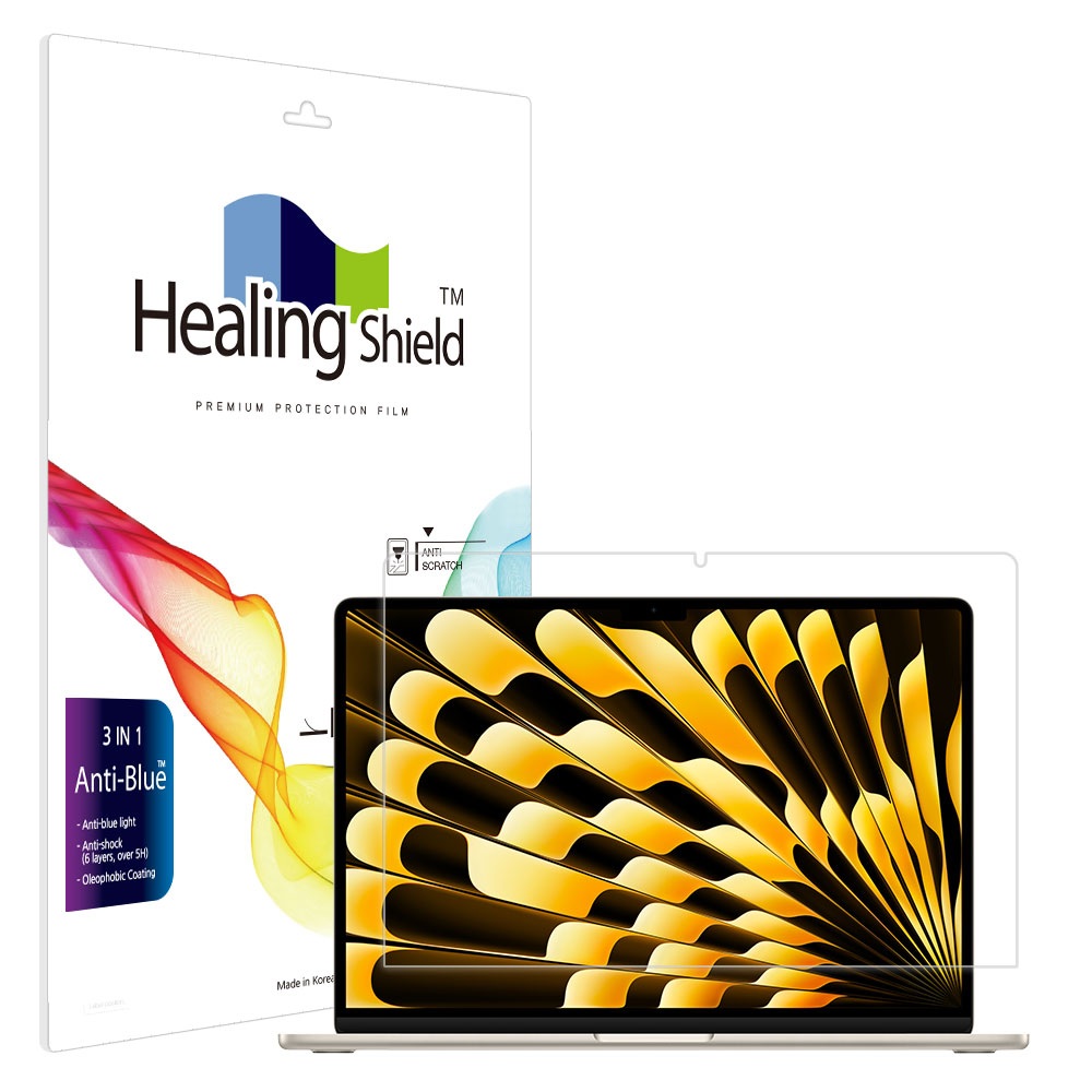 맥북에어 M2 15 2023 블루라이트차단 액정보호필름 - 상품 이미지