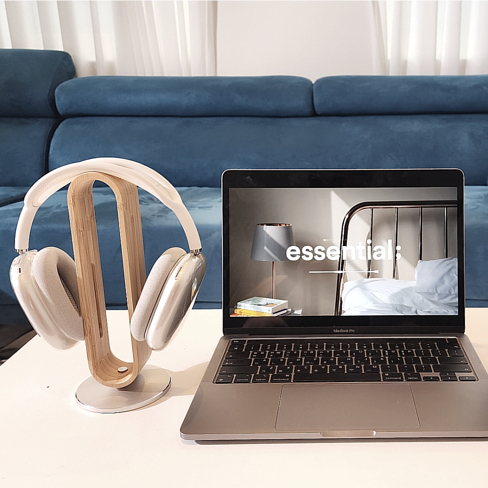 헤드셋 거치대 헤드폰 걸이 스탠드 에어팟 맥스 원목 소니 브리츠 뱅앤올룹슨