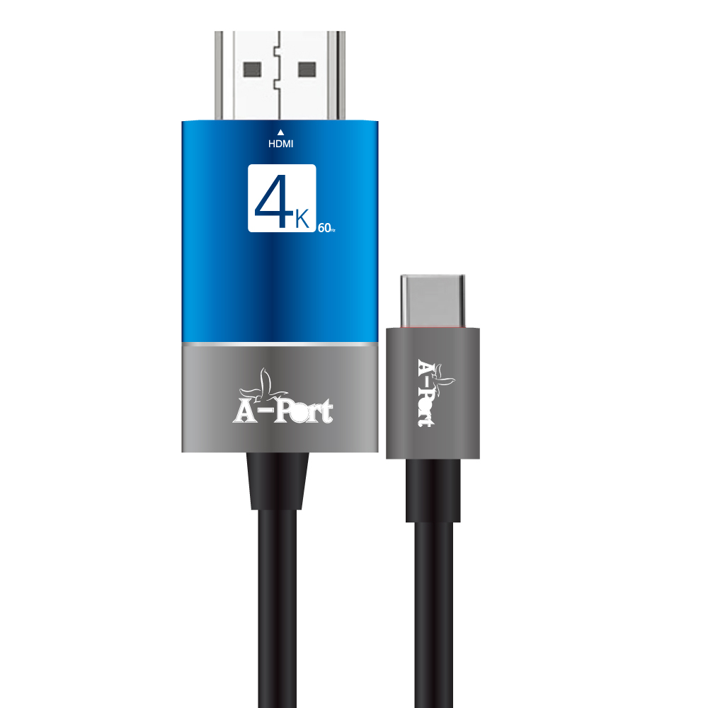 미러링케이블 C to HDMI MHL 스마트폰 TV연결 4K Active Gray DEX