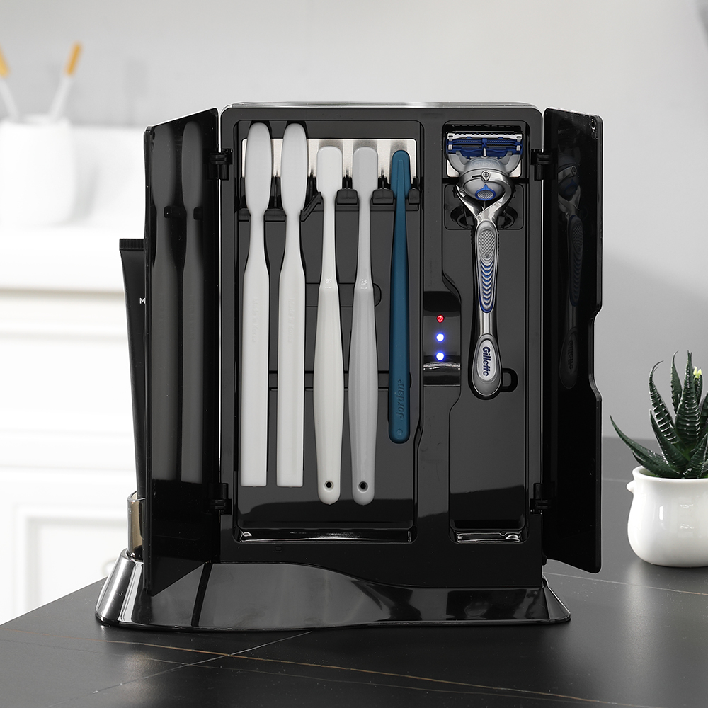 유토렉스 가정용 전신형 칫솔살균기 24시간 75도 히팅 건조 살균 면도기살균기