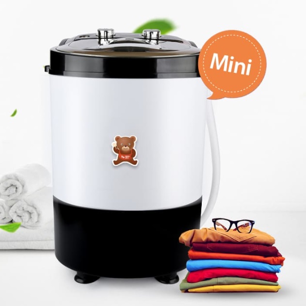 수건세탁기 유아용세탁기 속옷 전용 작은 아기세탁기 2.5kg