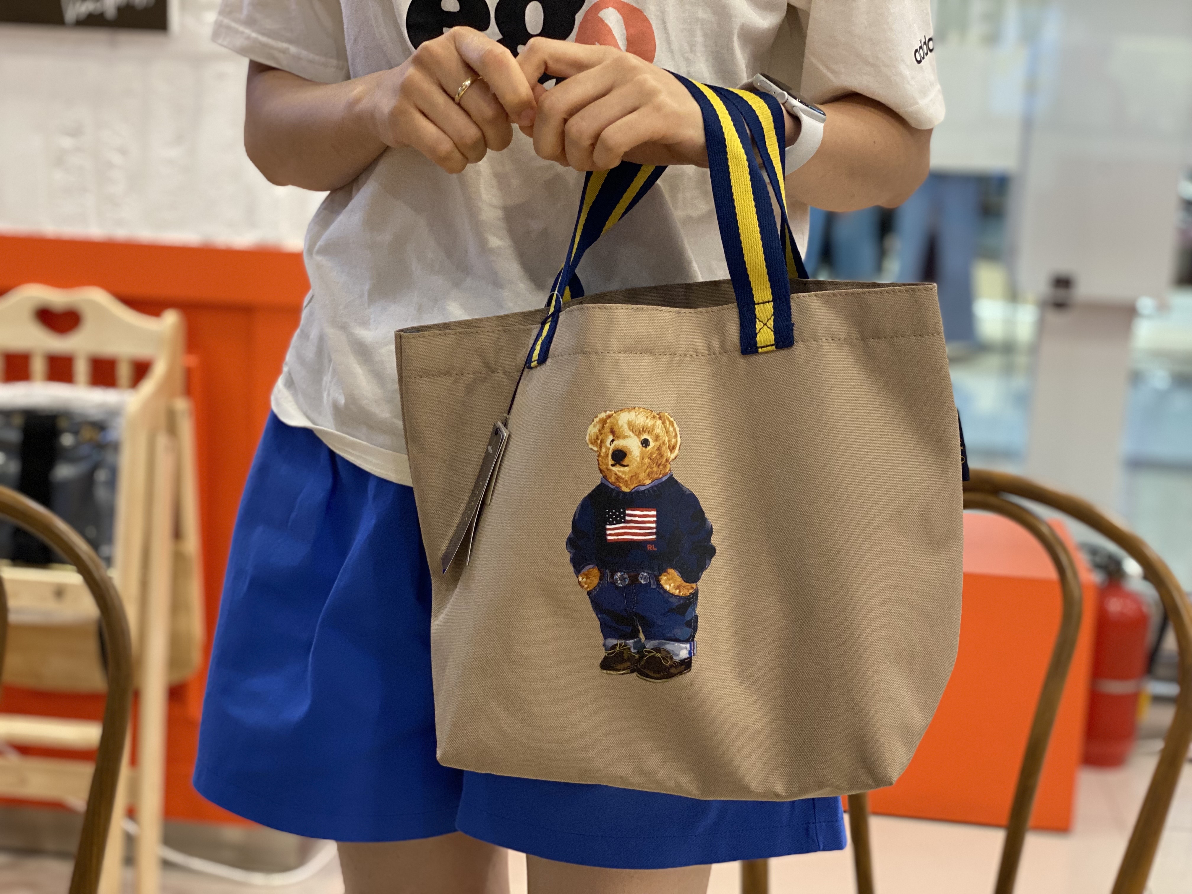 폴로 랄프로렌 테디베어 빅포니 토트백 에코백 - 상세 이미지 2