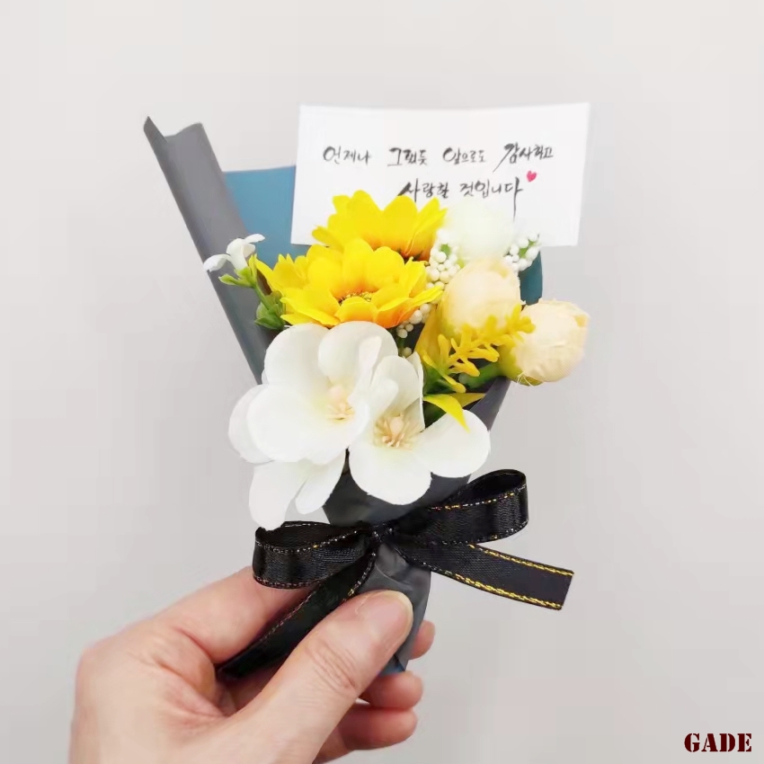 가더GADE 8U 문구카드꽃다발 납골당꾸미기 납골당꽃 조화 미니꽃다발 국화 추모 헌화 봉안당꽃 부착식 - 상세 이미지 4