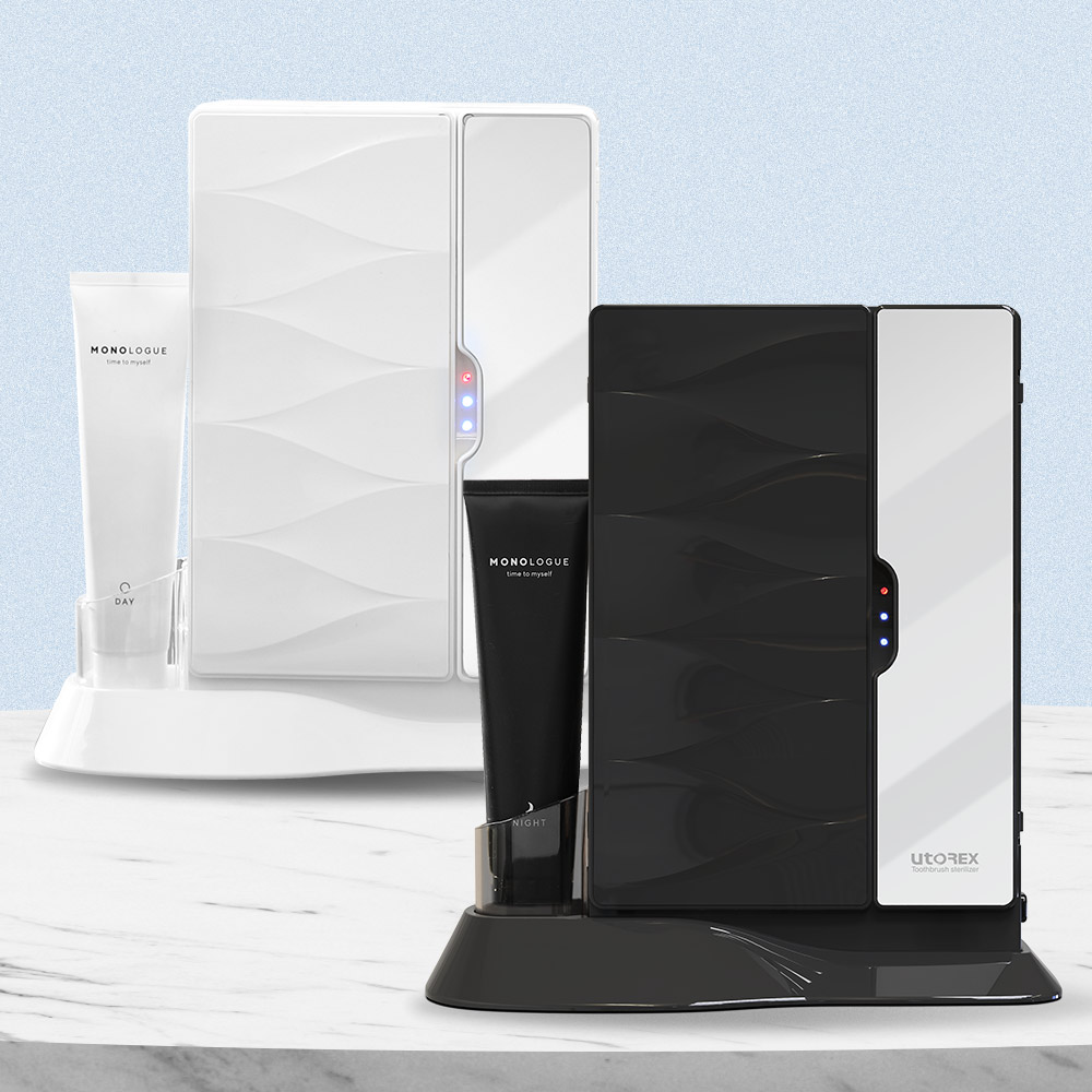 유토렉스 가정용 전신형 칫솔살균기 24시간 75도 히팅 건조 살균 면도기살균기