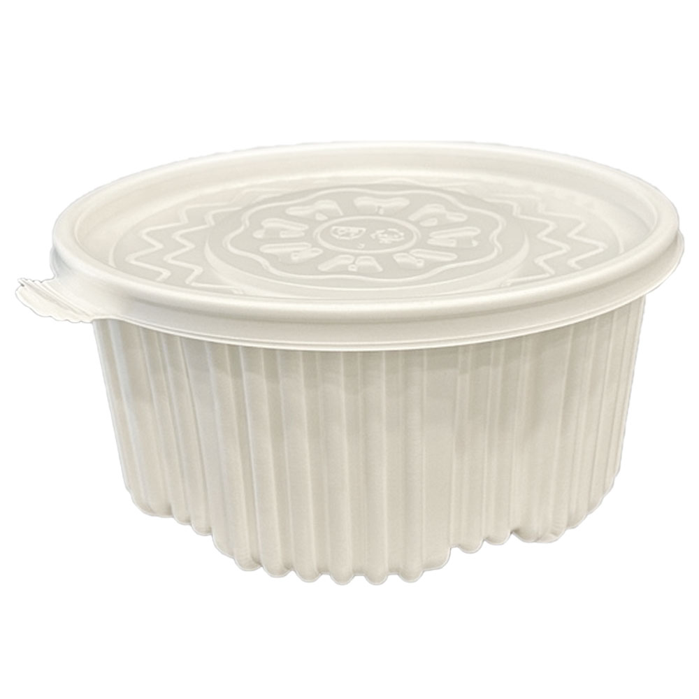 220파이 탕용기 중 포장용기 감자탕 찜닭 일회용 배달용기 100개입 (뚜껑포함)