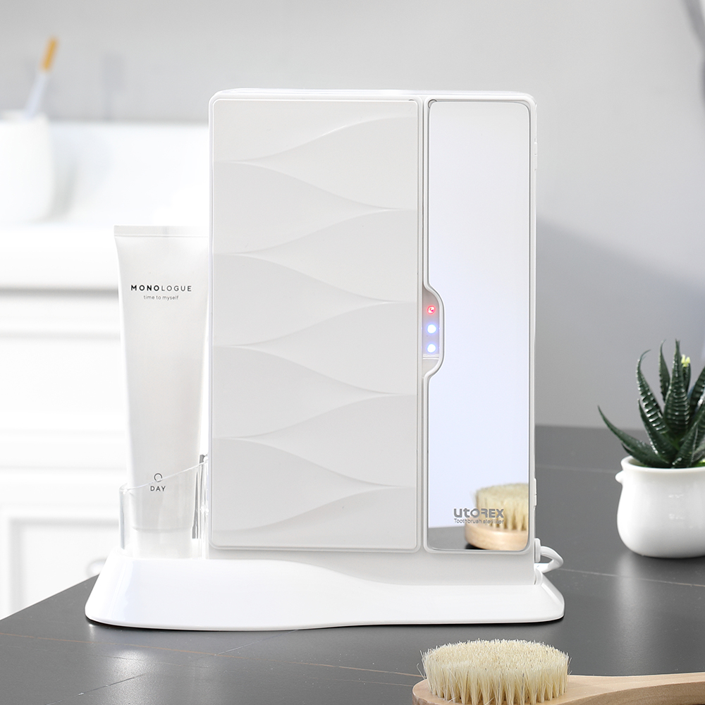 유토렉스 가정용 전신형 칫솔살균기 24시간 75도 히팅 건조 살균 면도기살균기
