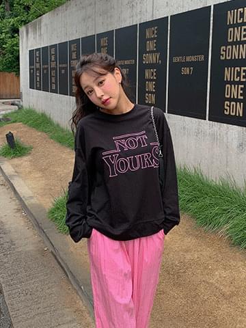 [바이클로즈] 낫유얼스 레터링MTM : 코디북