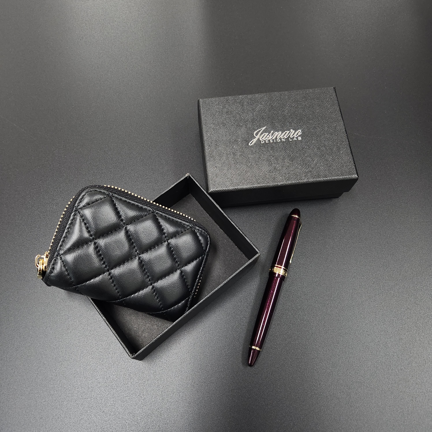 천연양가죽 아코디언 카드지갑 NFC 중복인식방지 특허(BRO-7)