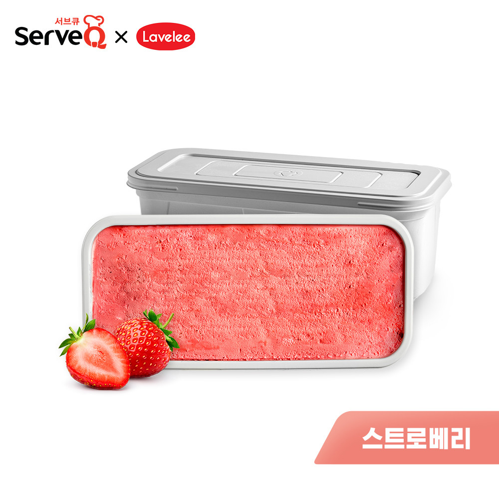라벨리 아이스크림 4L 4리터 딸기 스트로베리 아이스크림 대용량 업소용 - 상품 이미지