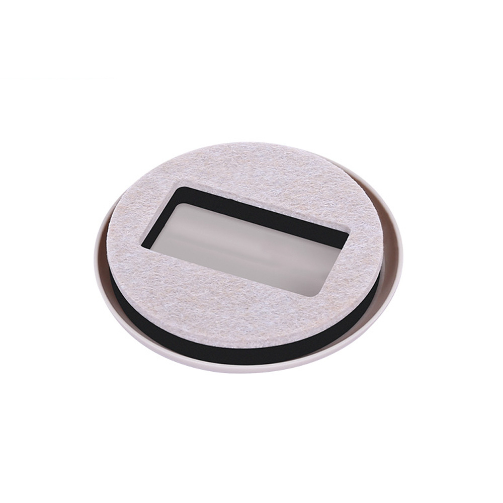 의자 바퀴 고정 커버 사각펠트(마루용) 5개세트 식탁의자 소음방지 다리 캡 테니스공 발커버