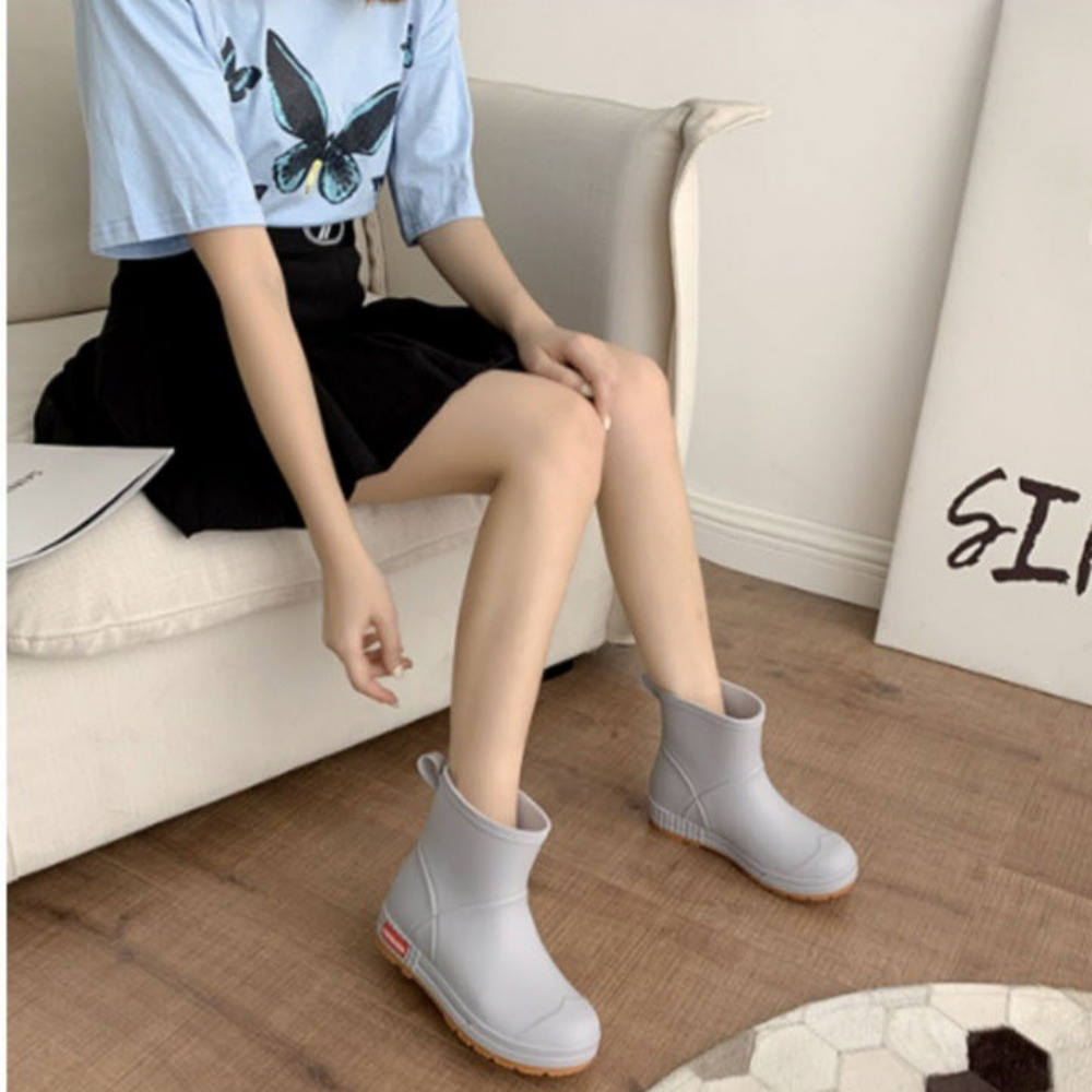 남녀공용첼시레인부츠 남자레인로퍼 커플장화 - 상세 이미지 5