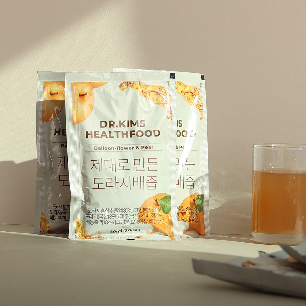 [오늘신선] 닥터킴스 제대로 만든 도라지배즙 80ml x 100포 이미지 4