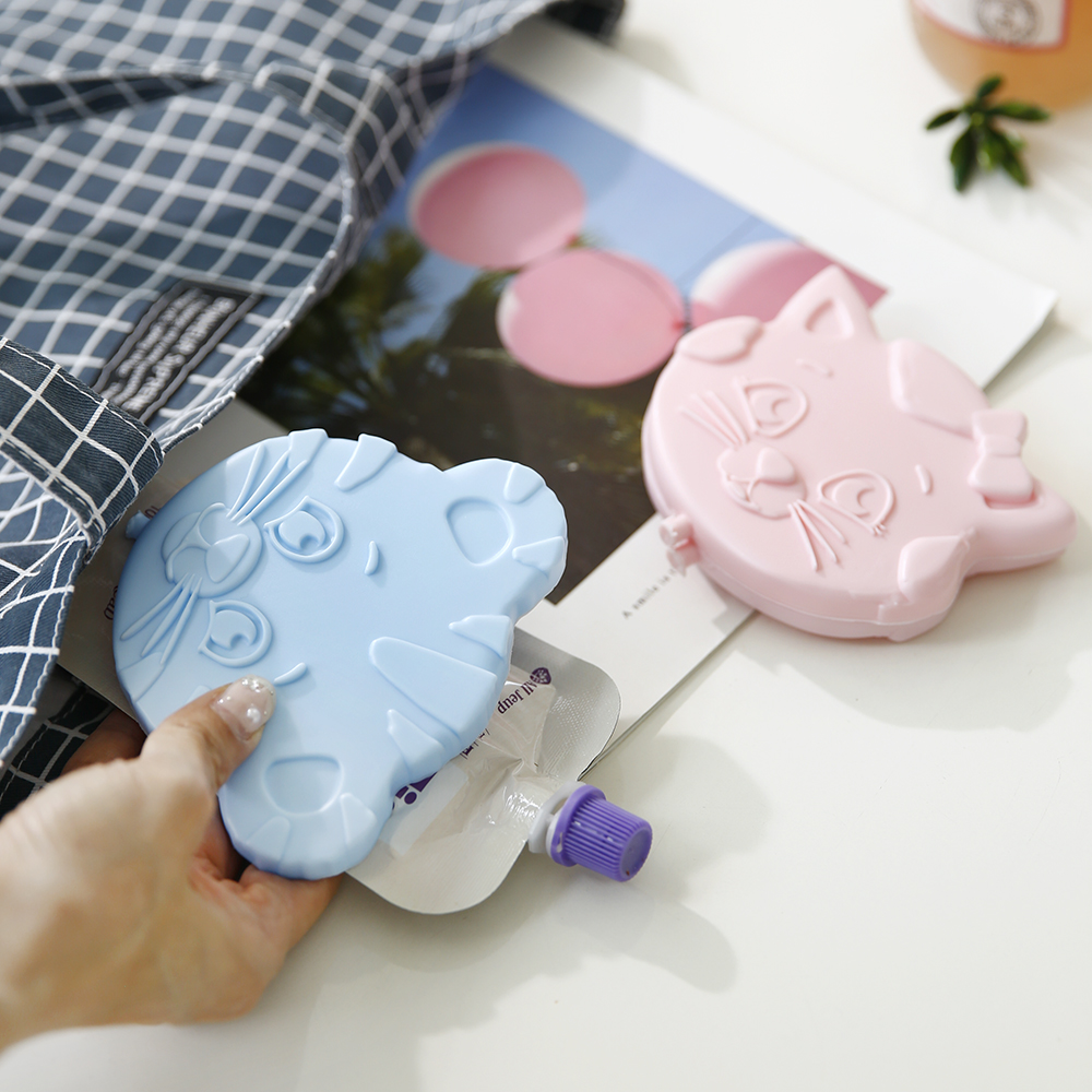 플라라 플라스틱 캐릭터 아이스팩 휴대용 미니 이유식 보냉백 보냉팩 3P세트