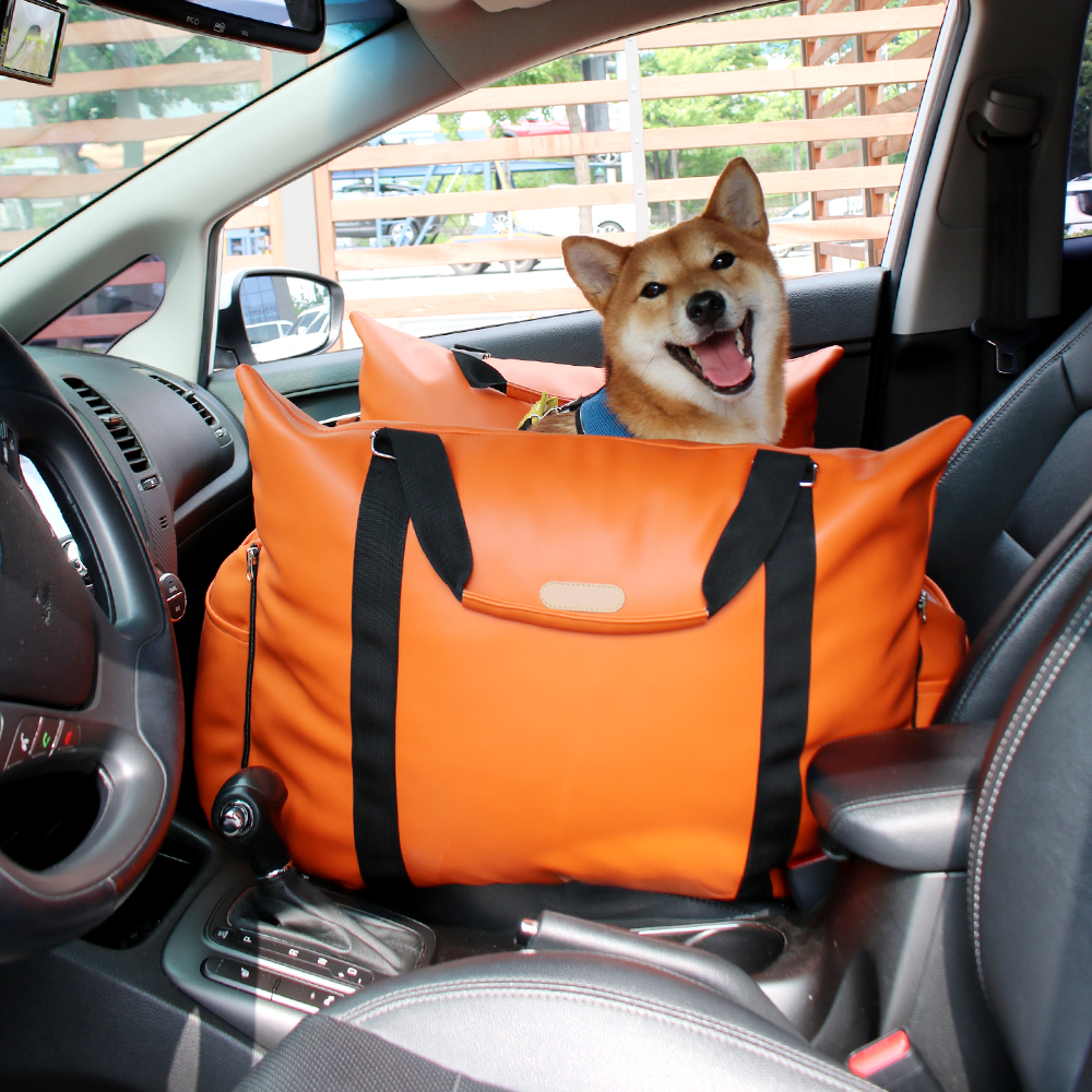 개과천선 펠레 올방수 가죽 강아지 카시트 드라이빙킷 애견 반려동물 소형 중형 대형