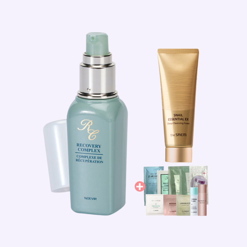 노에비아 리커버리 컴플렉스(저자극 각질제거 세럼)50ml+랜덤미니  모공청소 필링 매끈한피부 - 상품 이미지
