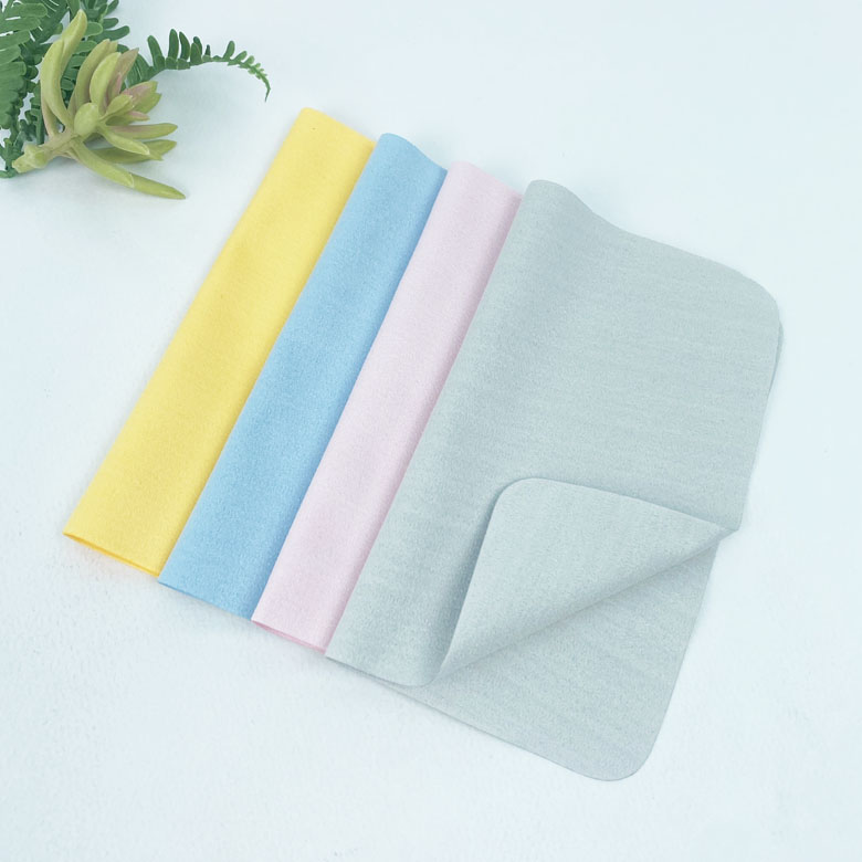 [4컬러] 15x18 극세사 스웨이드 안경천 안경클리너 액정클리너 (4pcs) - 상품 이미지