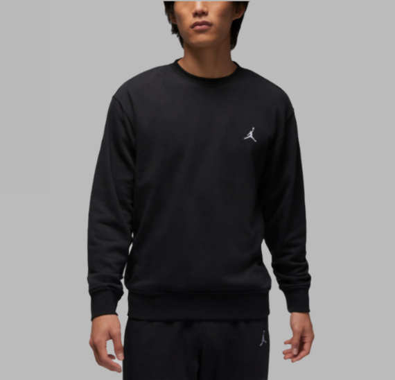 나이키 조던 에센셜 루프백 플리스 크루넥 스웻셔츠 D7 FQ1865-010