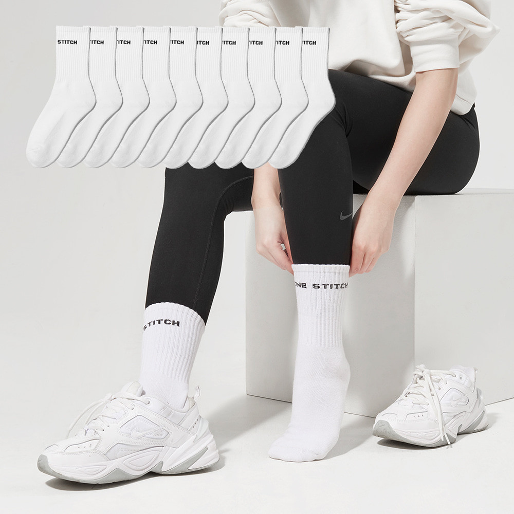 [100% 품질보증] 원스티치 사막양말 Pro 다한증 발냄새 무좀 스포츠남성양말 10족 SET