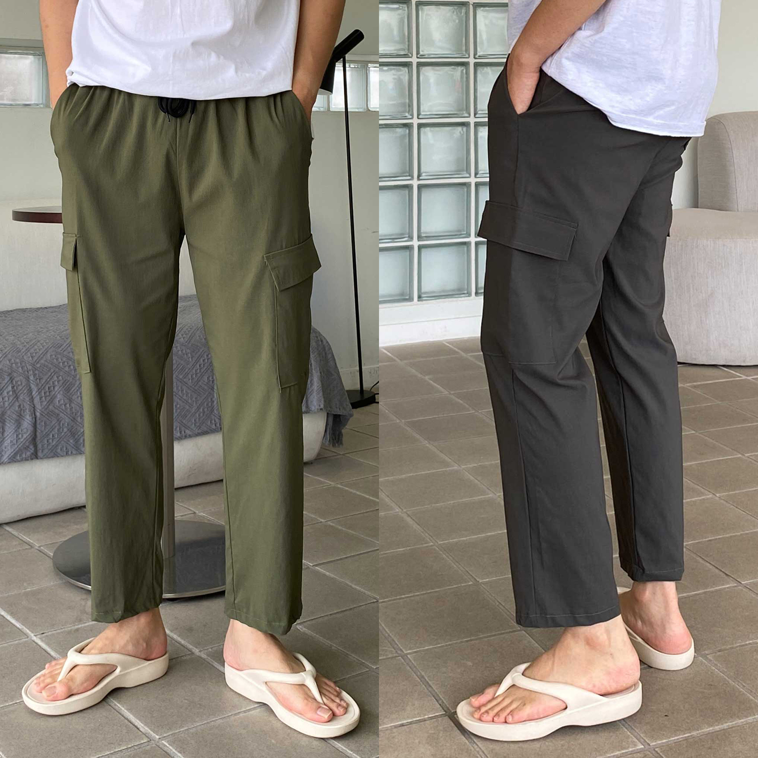 여름카고바지 남자카고팬츠 - 상품 이미지