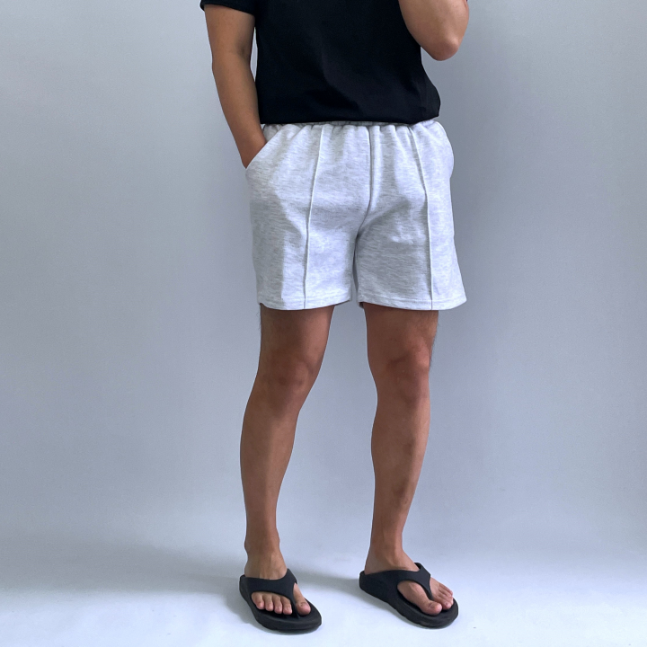 남자3부반바지 짐웨어반바지 회색트레이닝바지 이미지 3